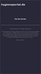 Mobile Screenshot of hygieneportal.de