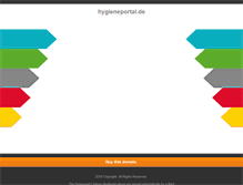 Tablet Screenshot of hygieneportal.de